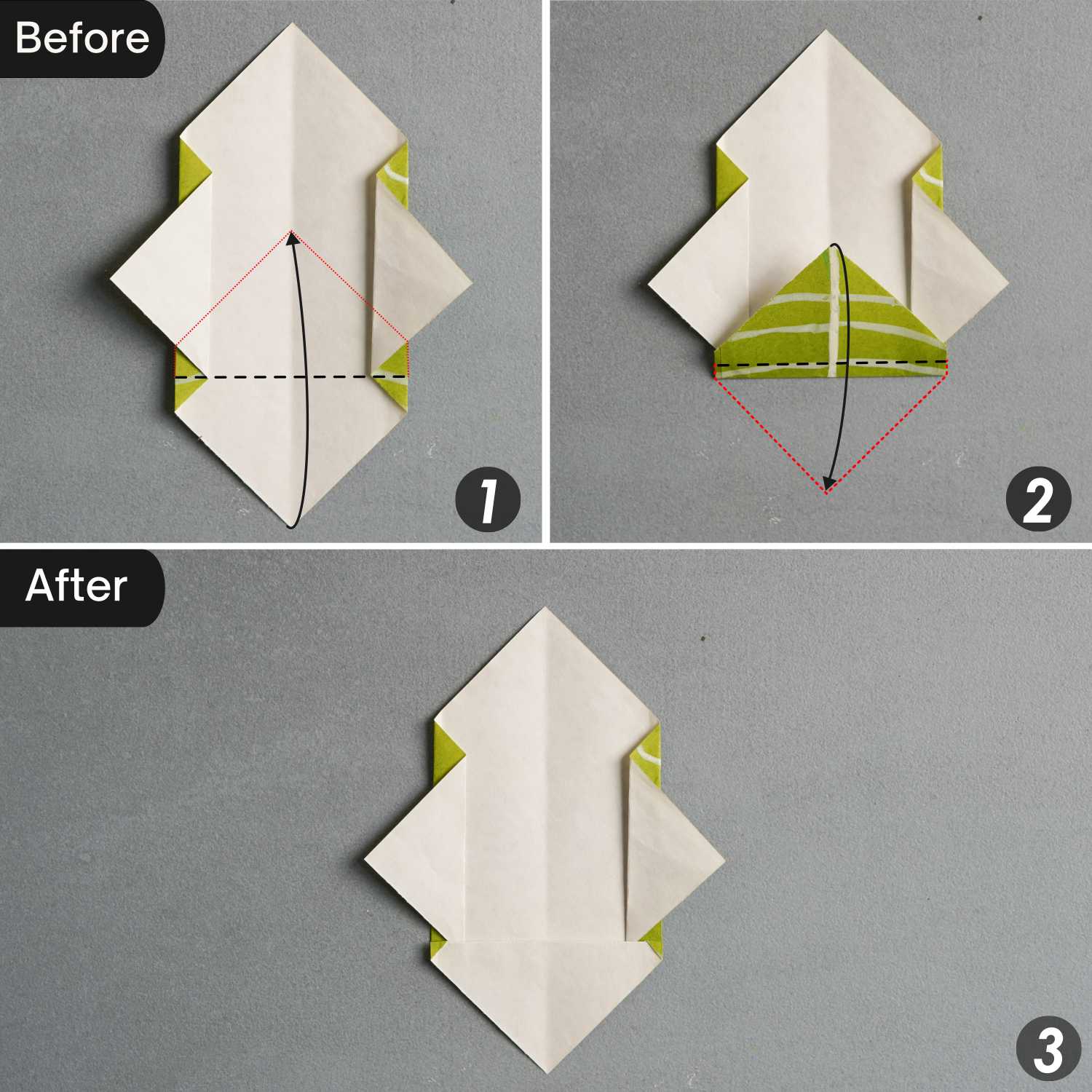 origami poinsettia leaf | origamiok
