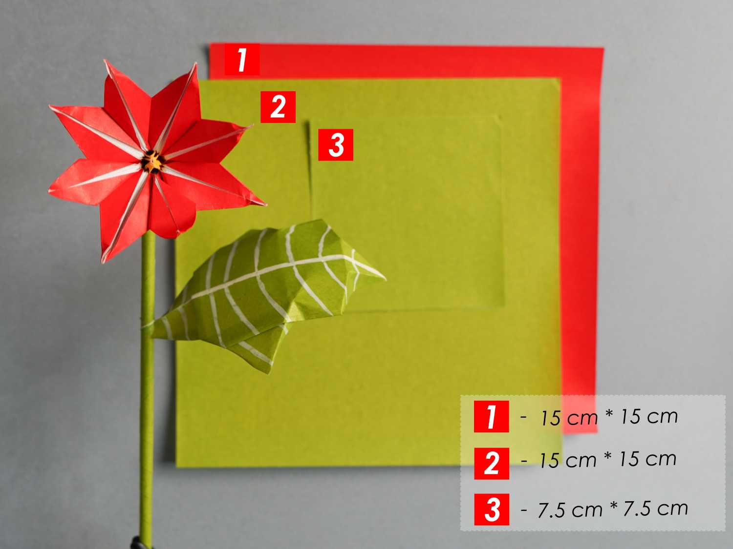 origami poinsettia | origamiok
