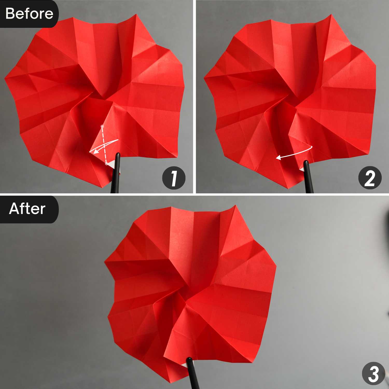 origami rose | origamiok