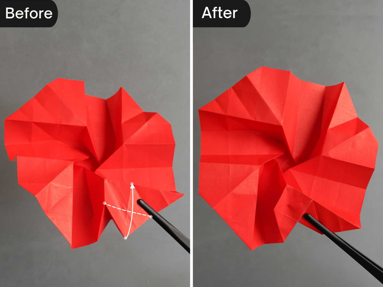 origami rose | origamiok