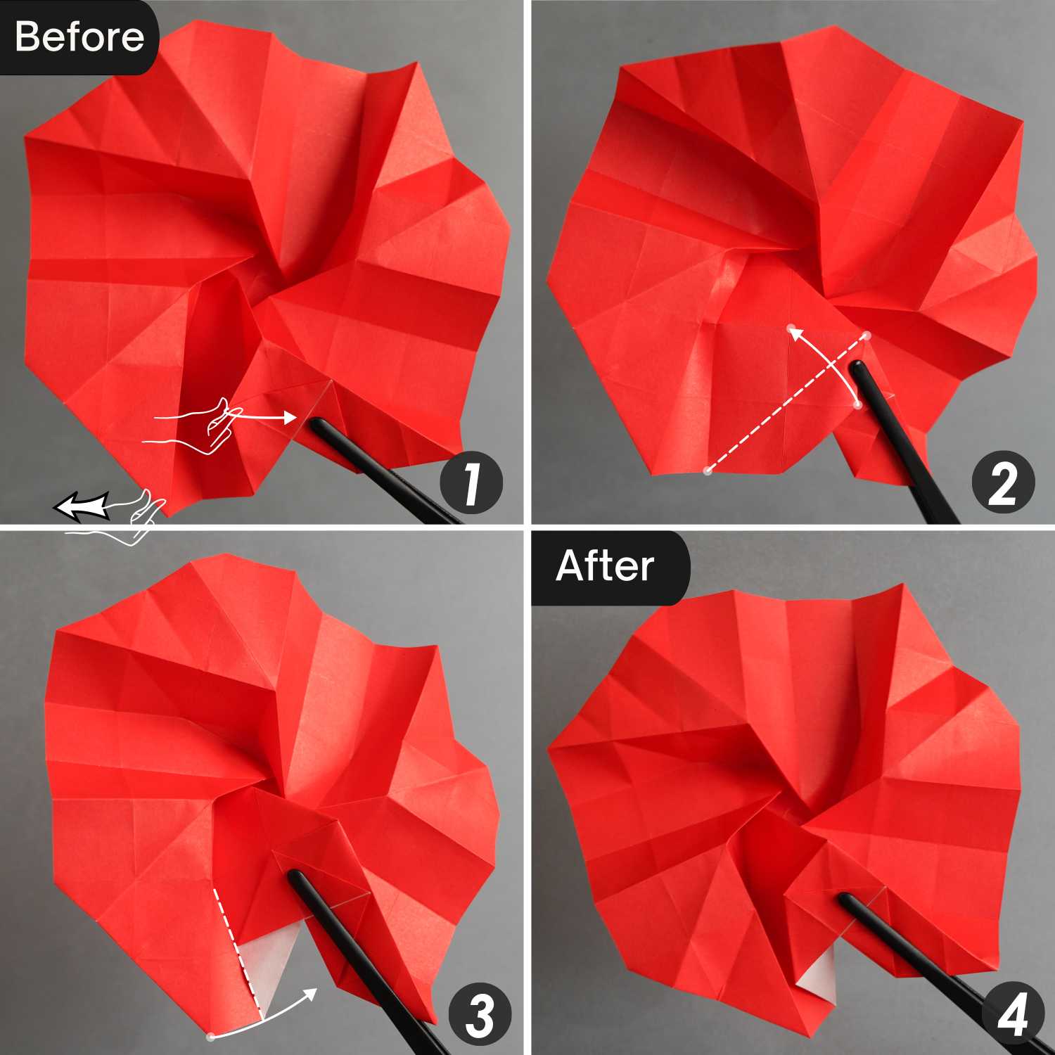 origami rose | origamiok