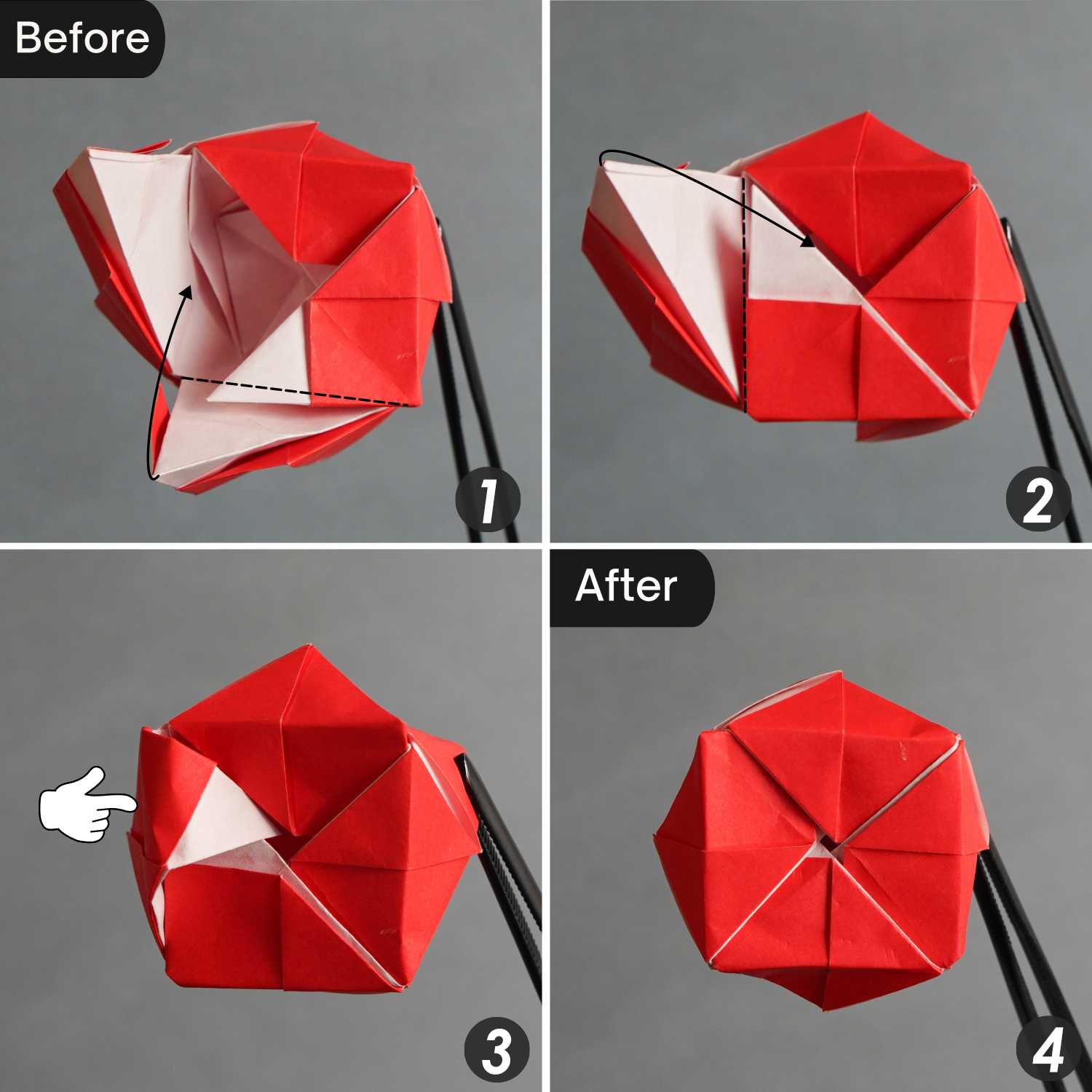 origami rose | origamiok