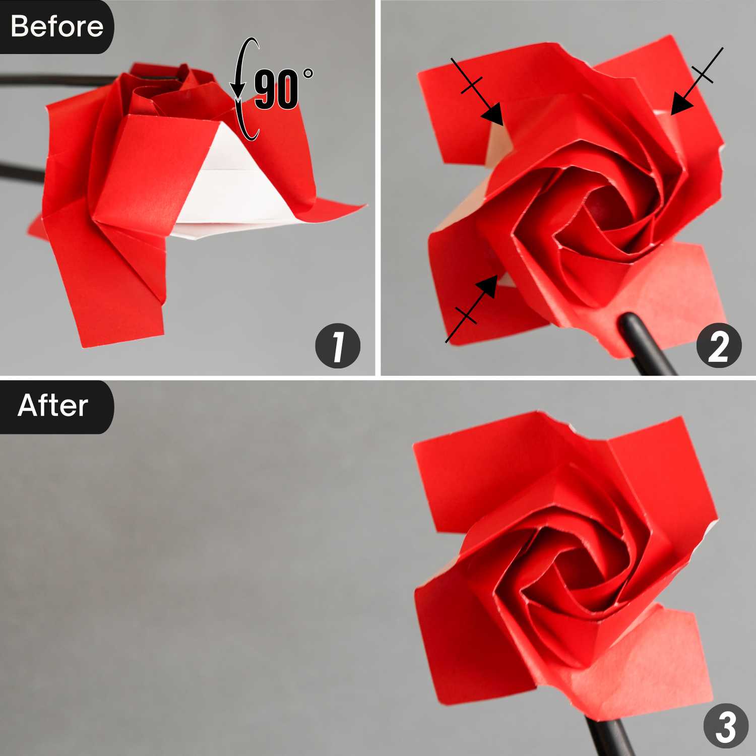 origami rose phu tran variation | origamiok