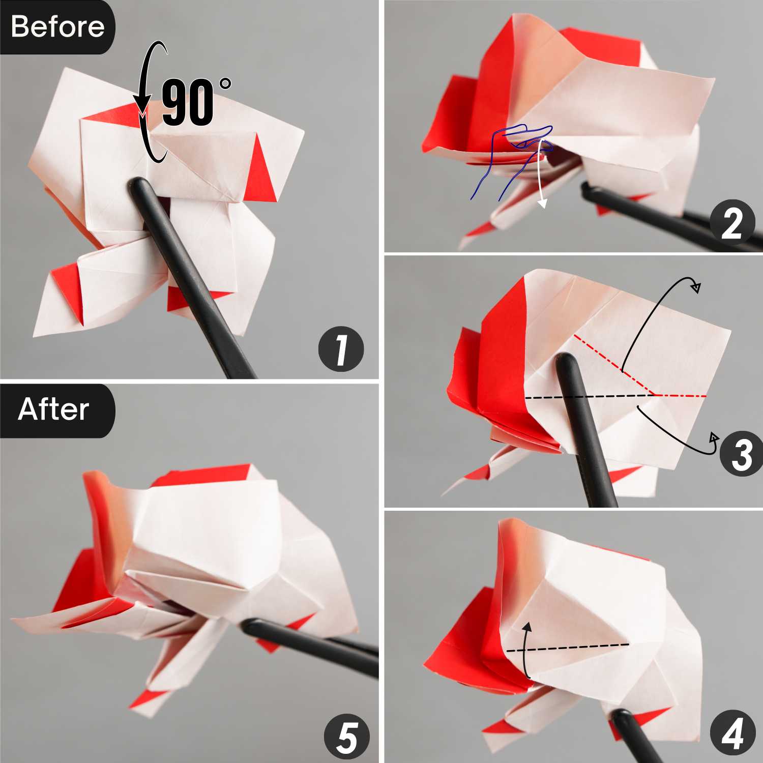 origami rose phu tran variation | origamiok
