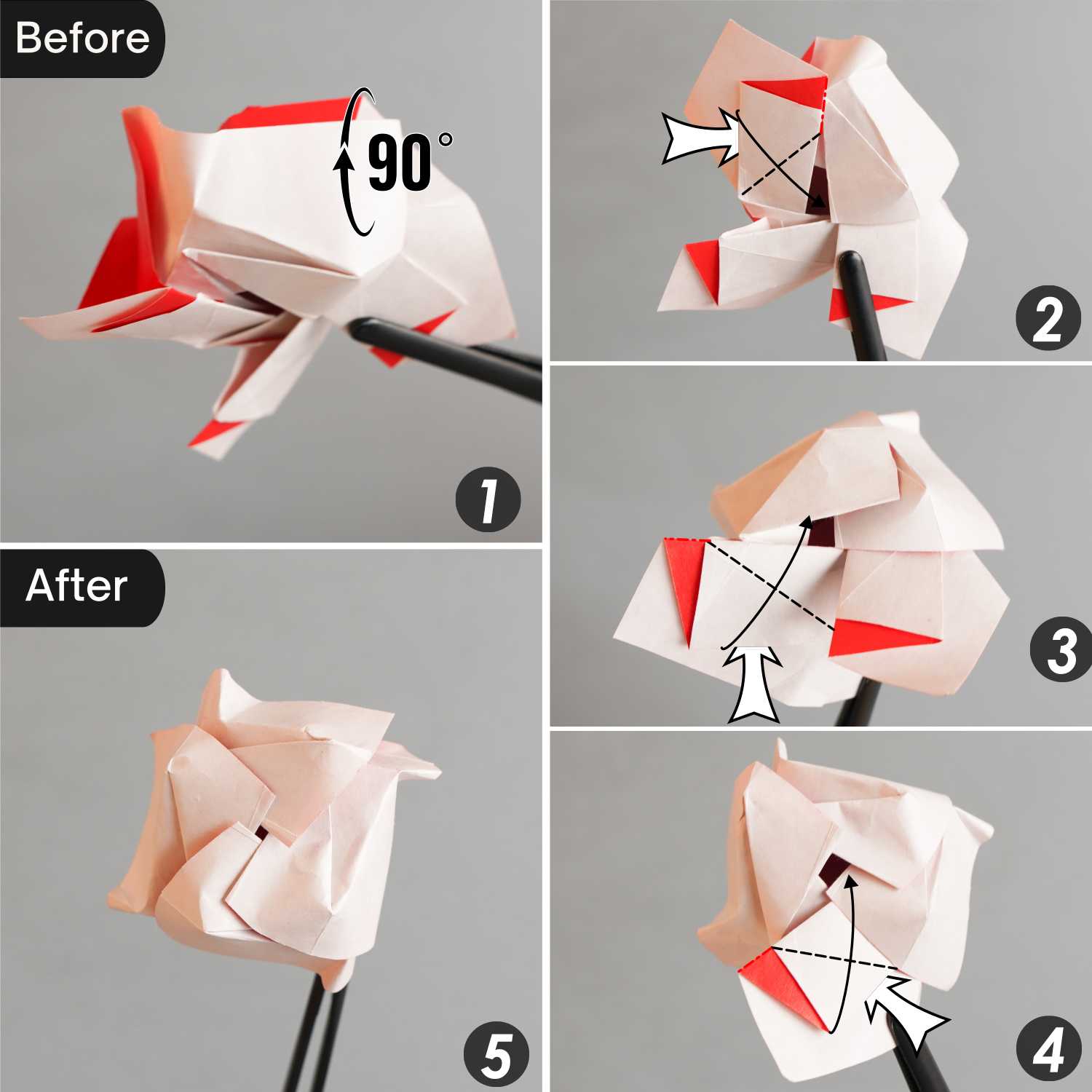 origami rose phu tran variation | origamiok