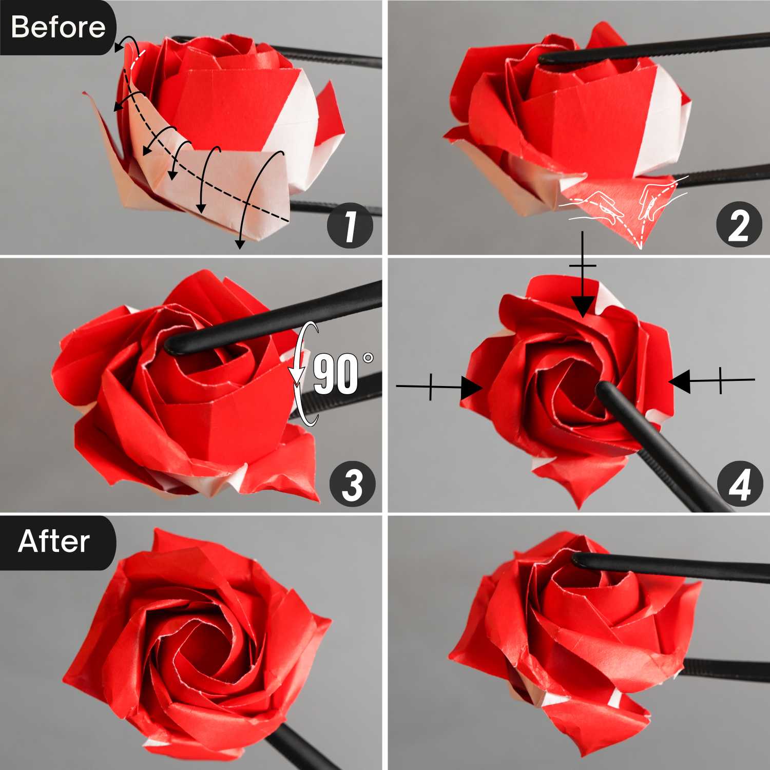 origami rose phu tran variation | origamiok