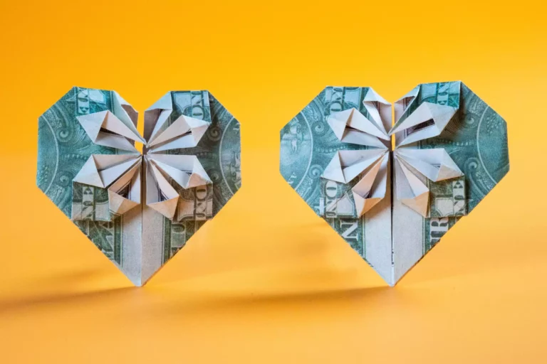 Easy Dollar Bill Origami Heart Instruction