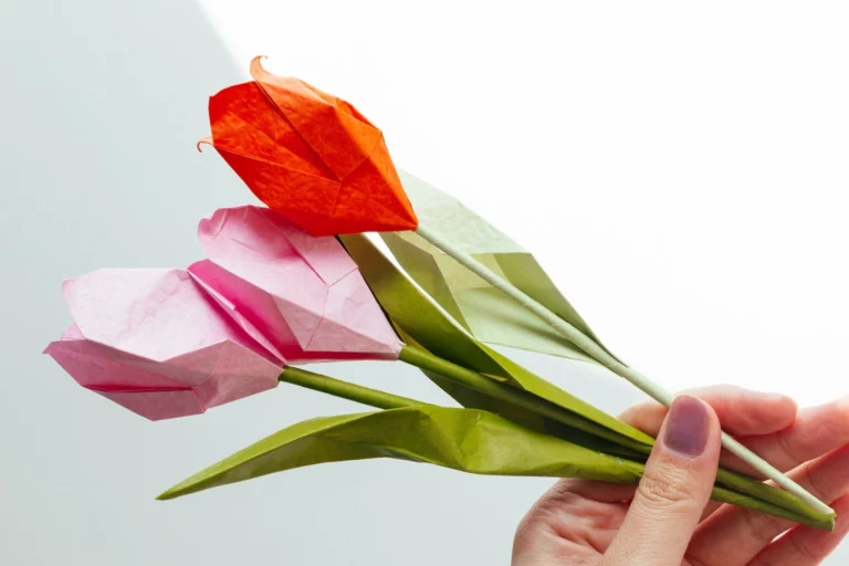 Easy Origami Tulip: Step by Step Instructions