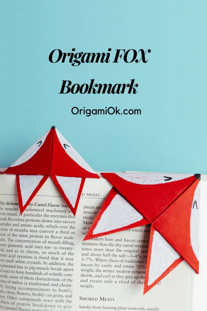 Fox Bookmark Instruction