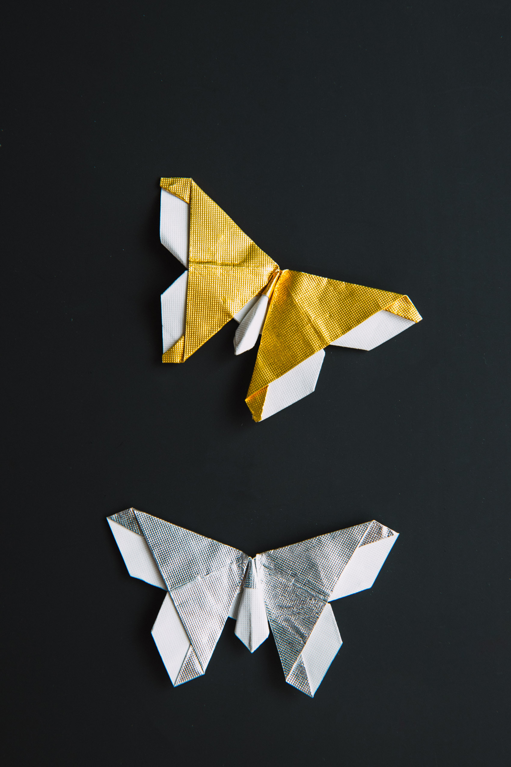 gum wrapper origami butterfly | origamiok