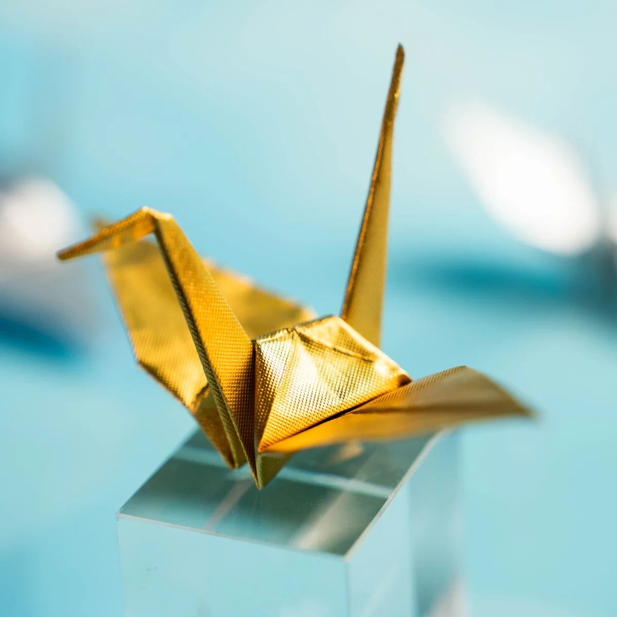 Gum Wrapper Origami Crane | Origamiok