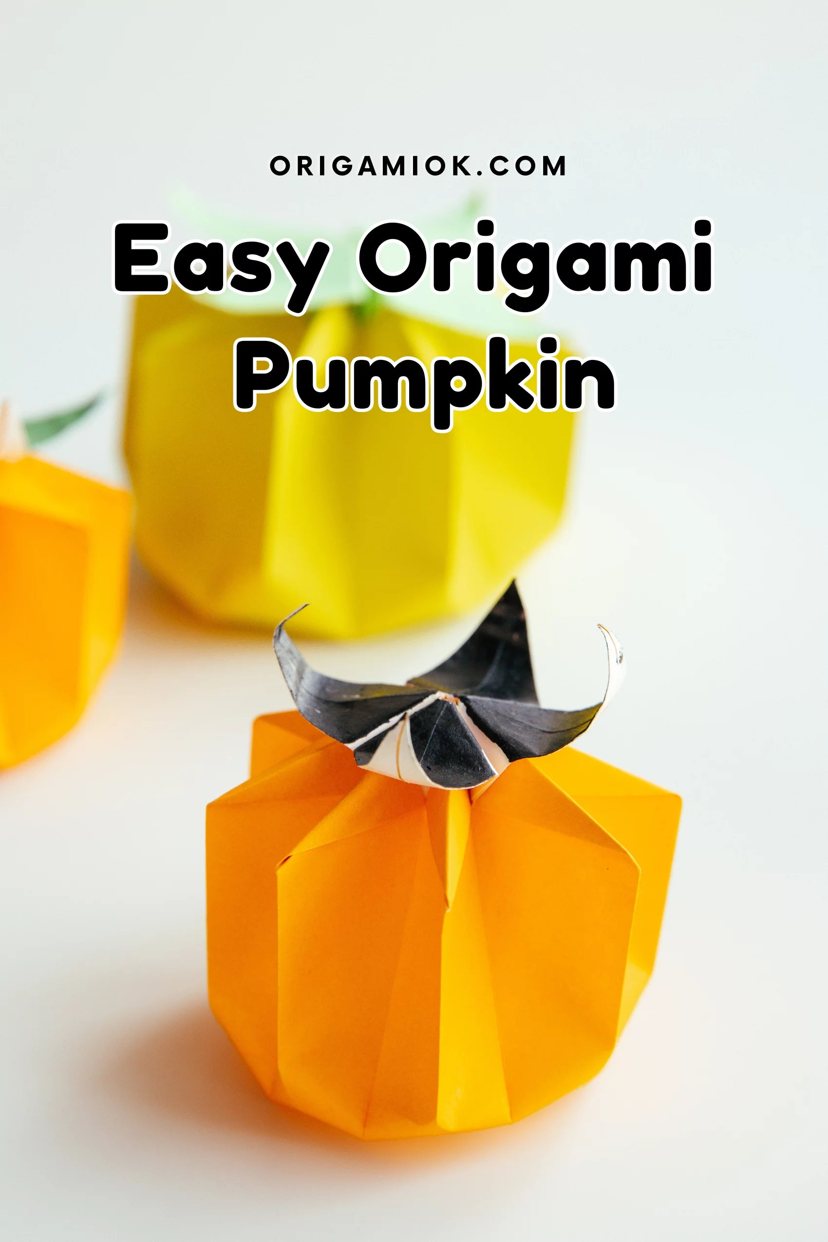 How to Fold an Origami Pumpkin