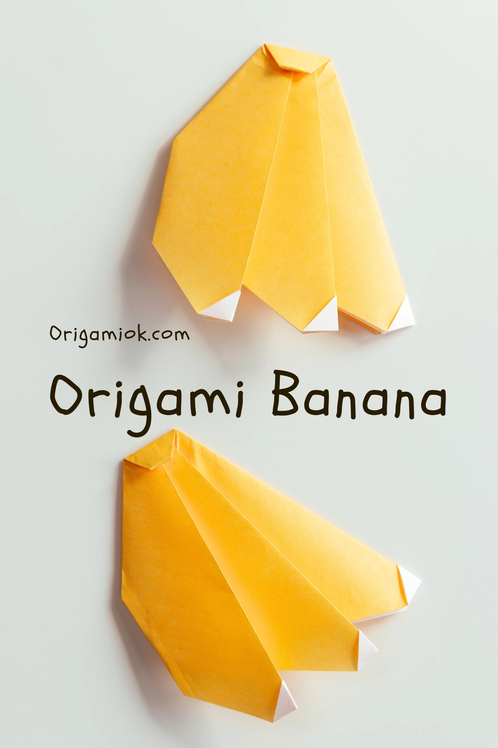 How to Make an Easy Origami Banana