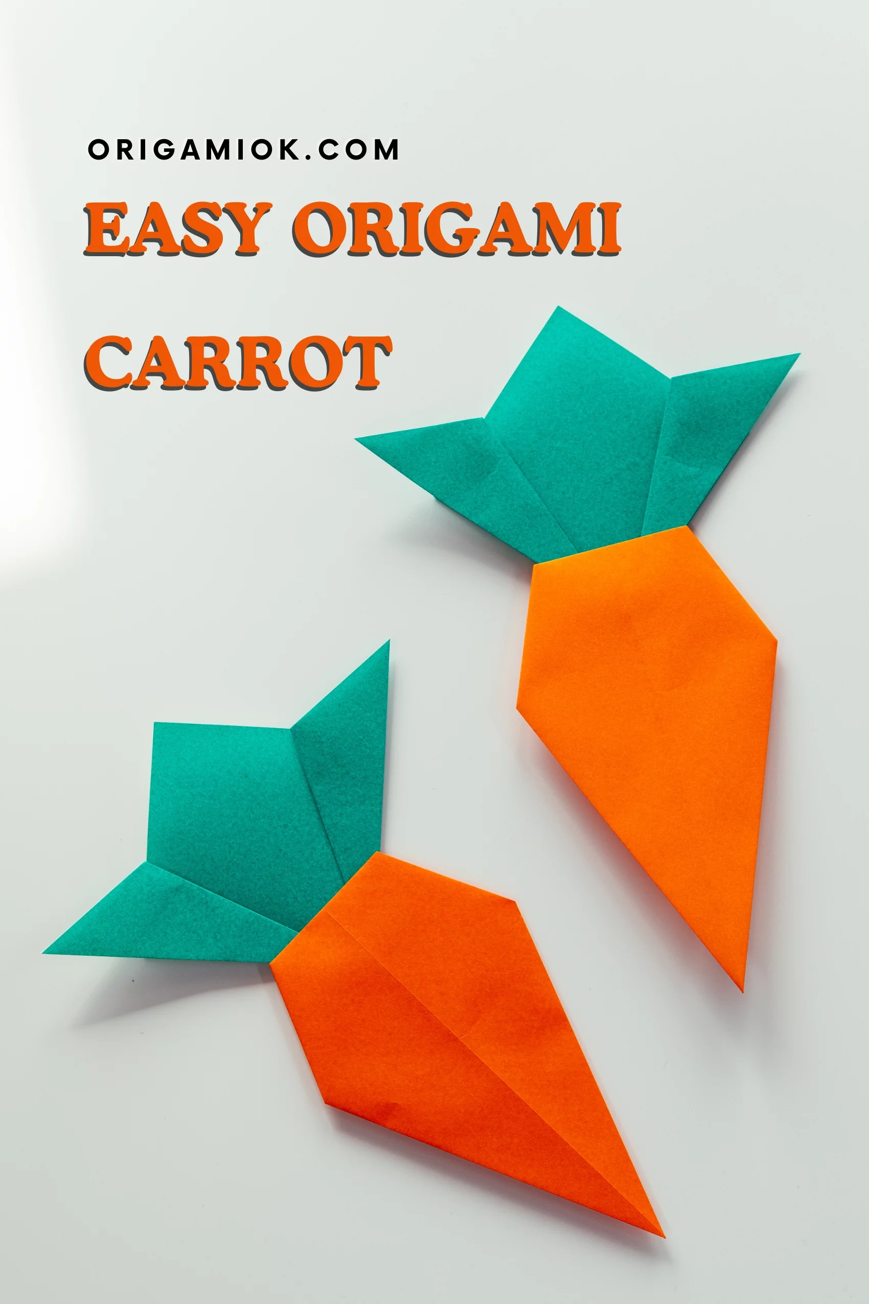 How to Make an Easy Origami Carrot