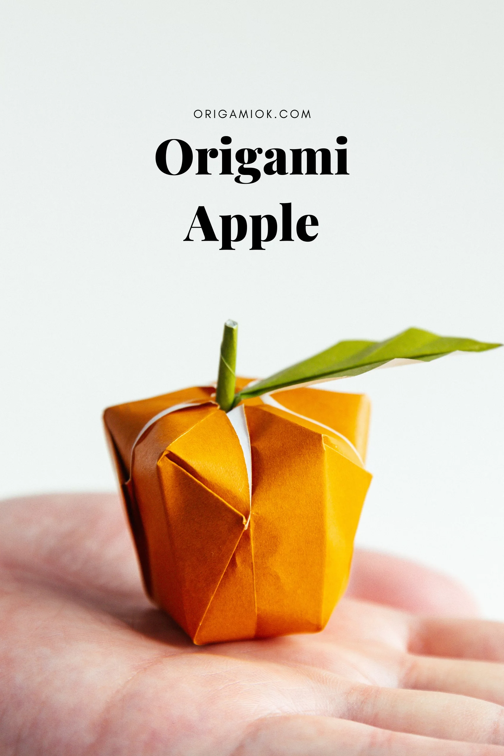 How to Make an Origami Apple