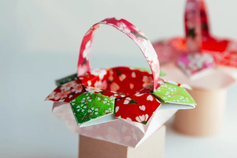 How to Fold an Origami Basket