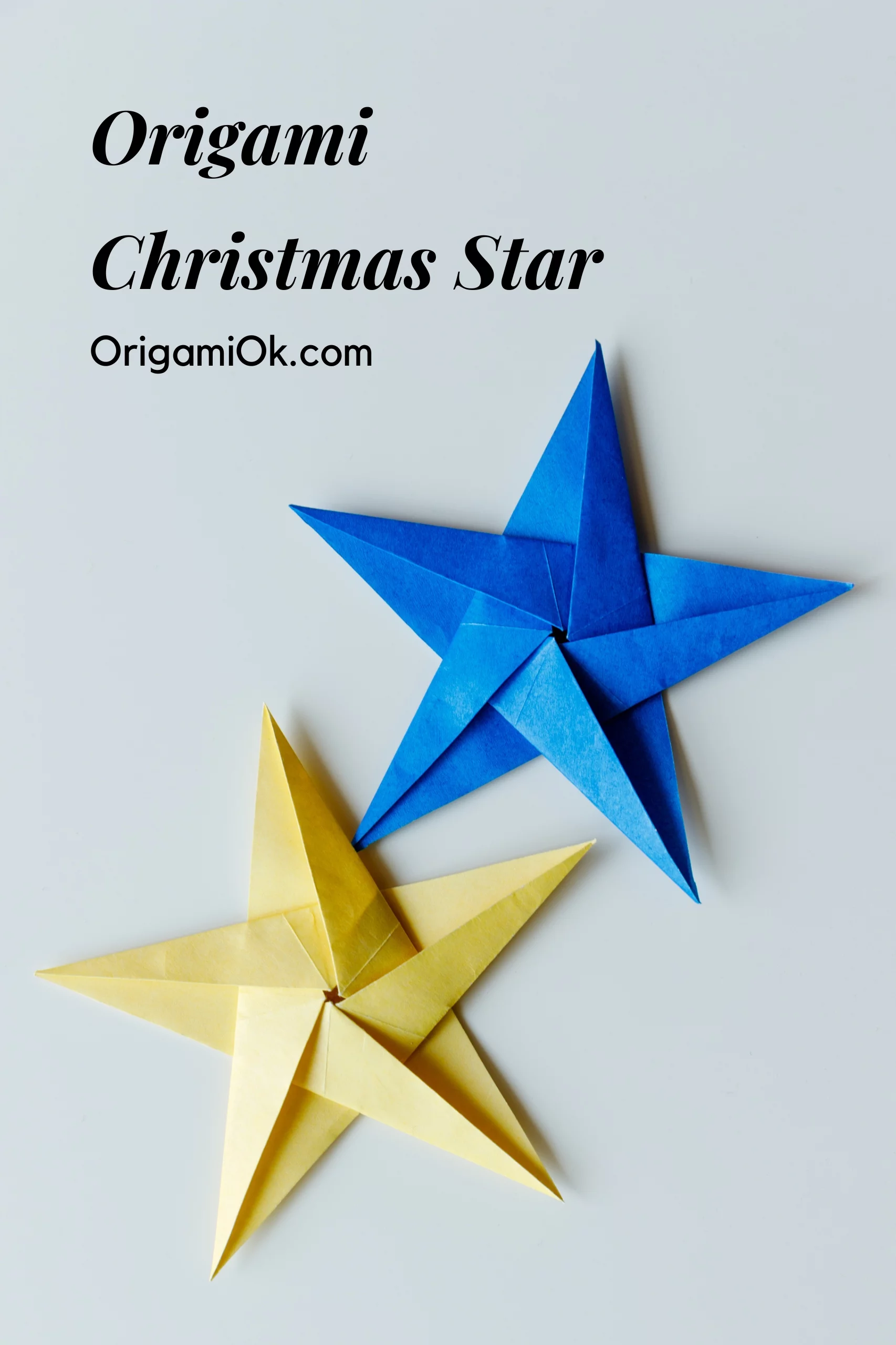 Origami Christmas Star