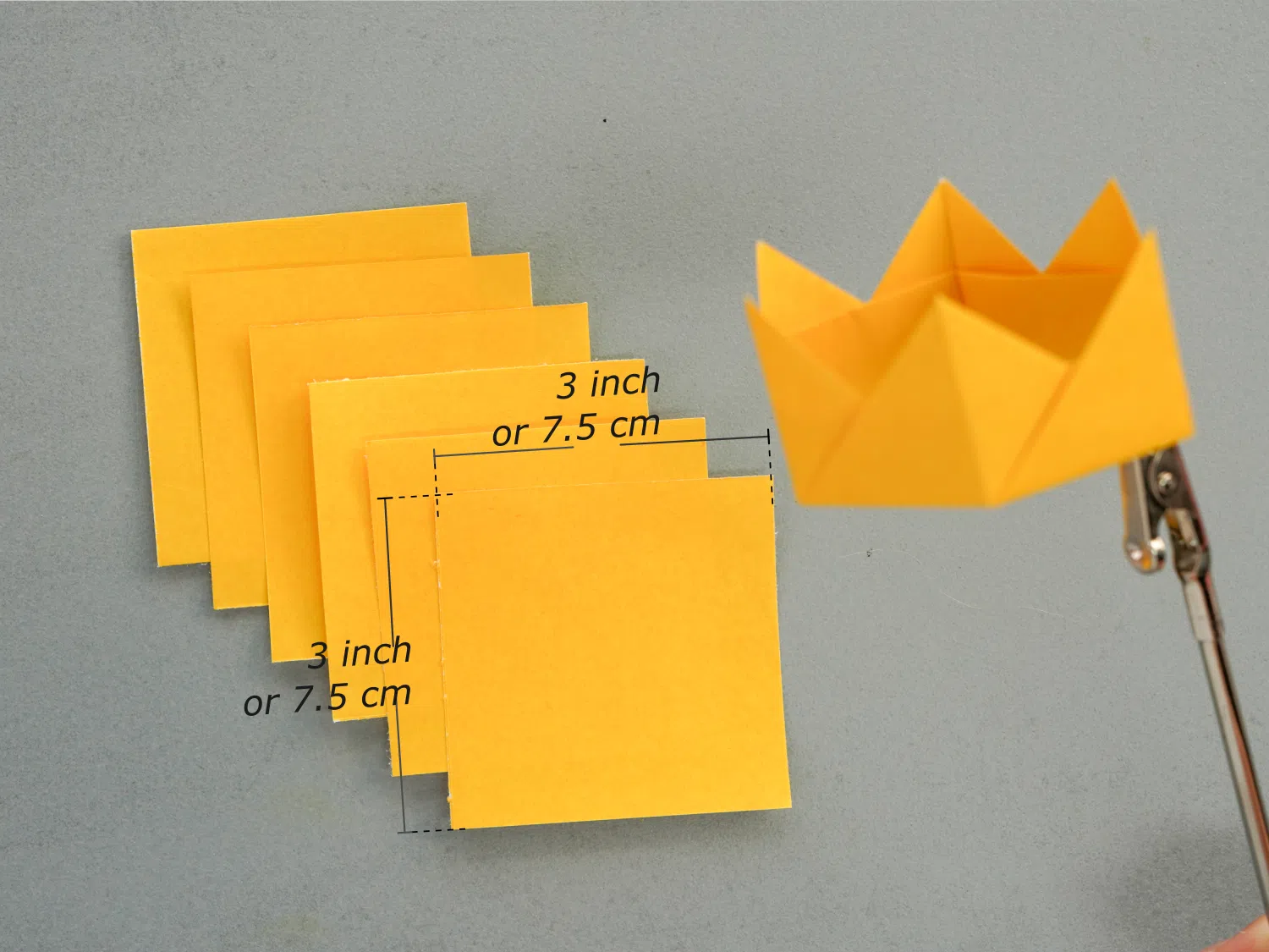 Origami Crown with 6 Pieces of Paper | origamiok