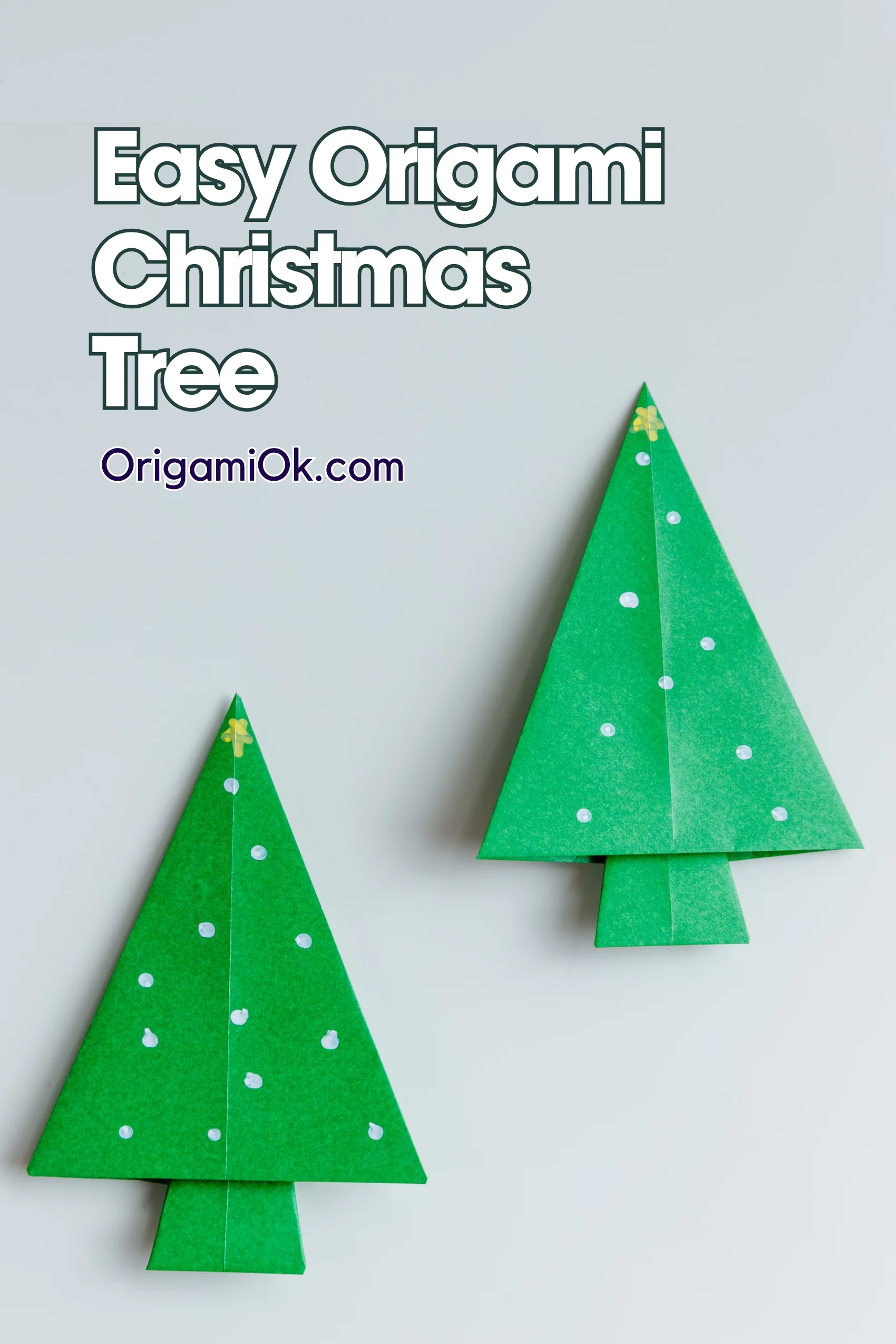 Origami Easy Christmas Tree