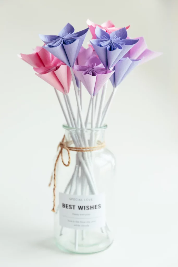 Origami Kusudama Flower Bouquet