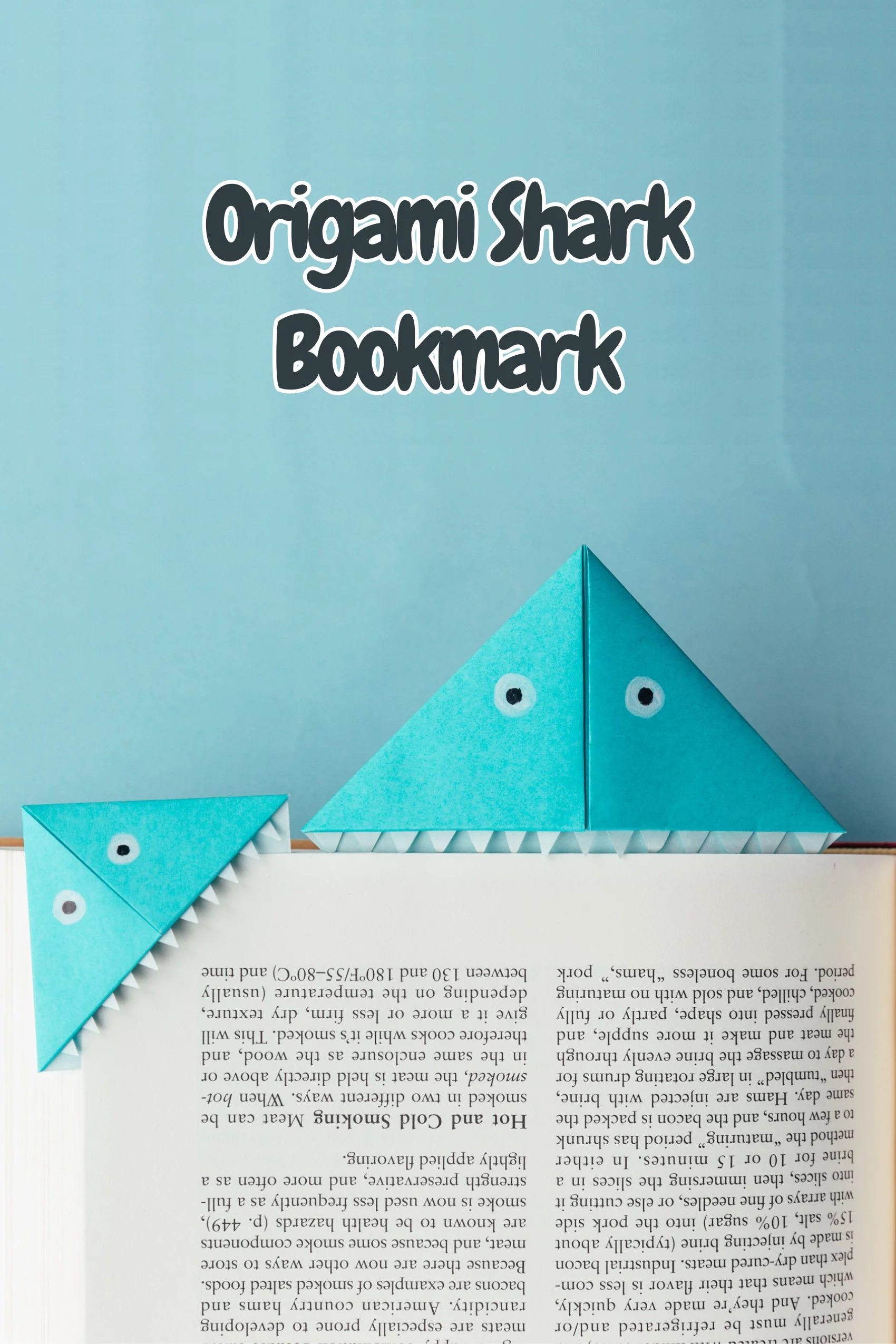 Origami Shark Bookmark
