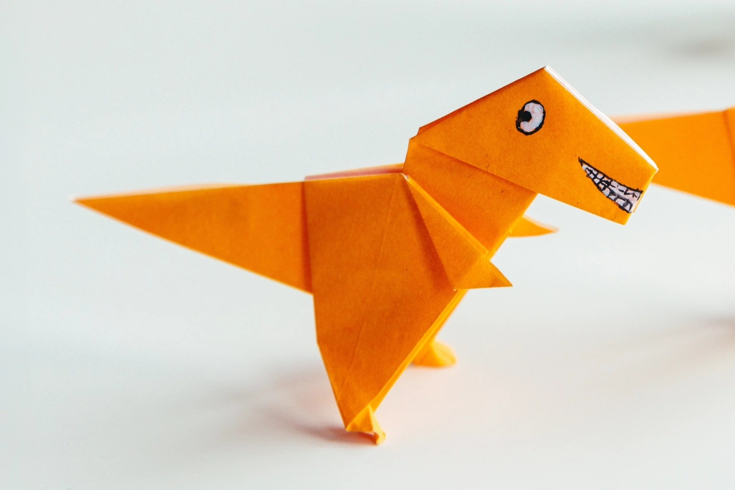 How to Fold an Origami T-REX - Origami OK, image size:2560x1707