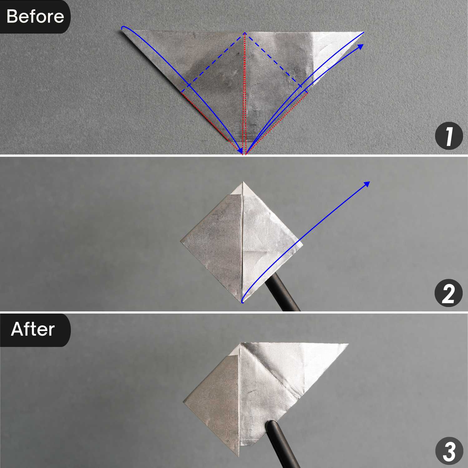 gum wrapper origami boat | origamiok