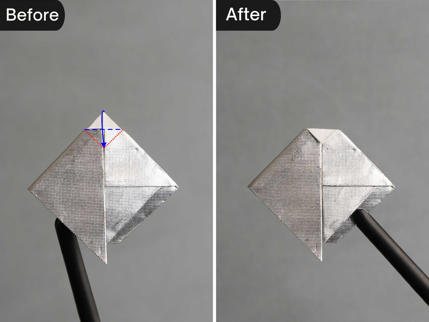 gum wrapper origami boat | origamiok