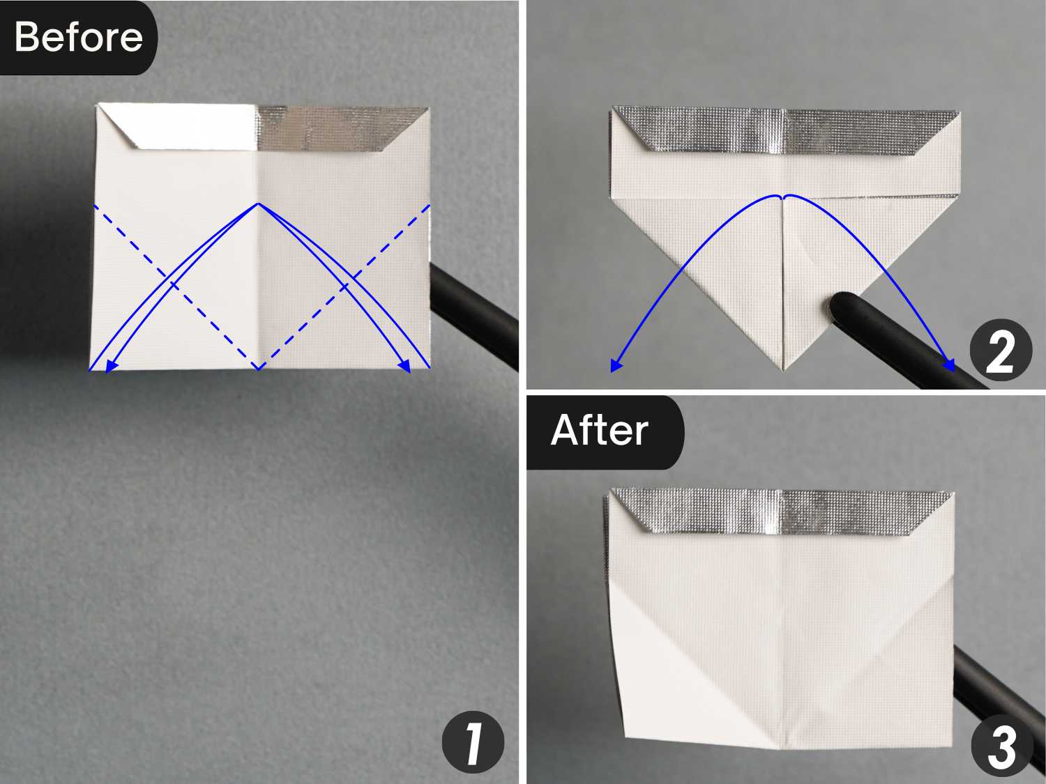 gum wrapper origami butterfly | origamiok