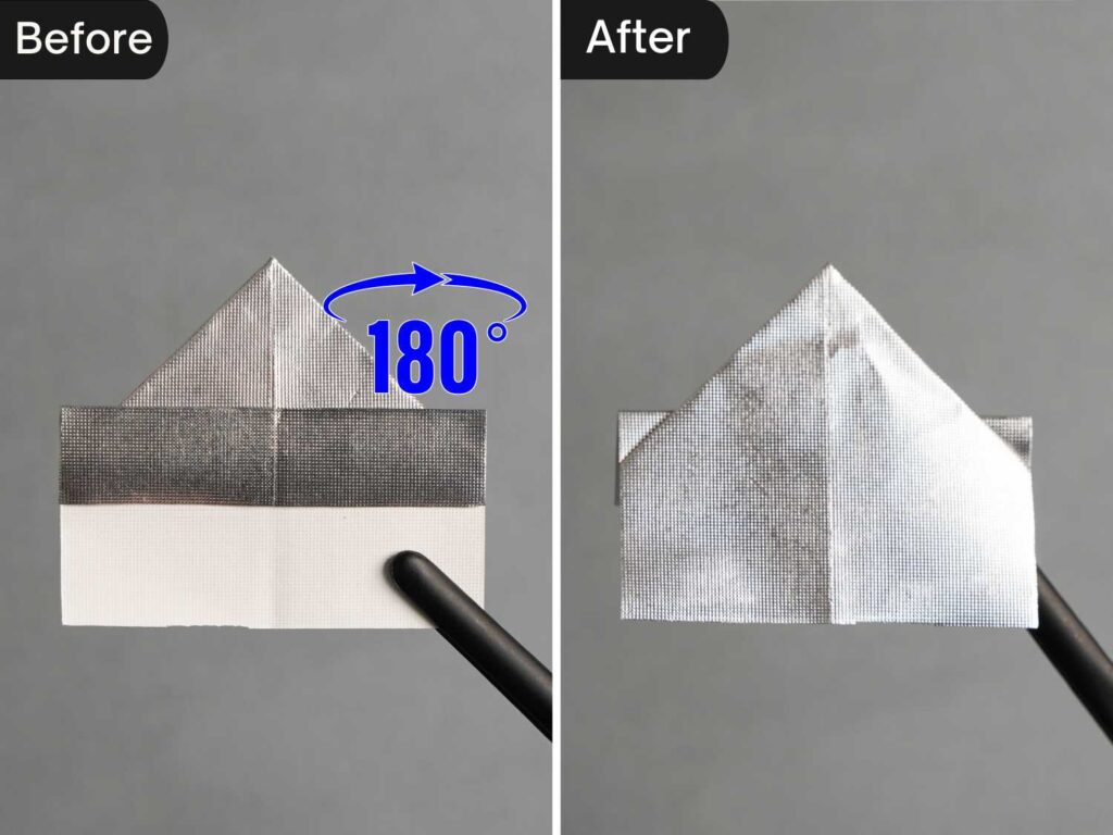 Gum Wrapper Origami Hat: Step-by-Step Instructions - OrigamiOK