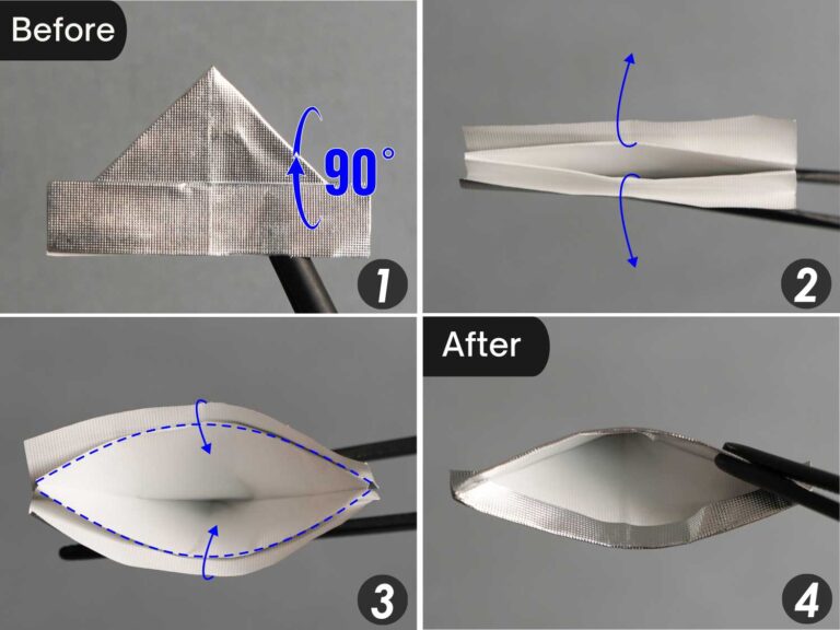 Gum Wrapper Origami Hat: Step-by-Step Instructions - OrigamiOK