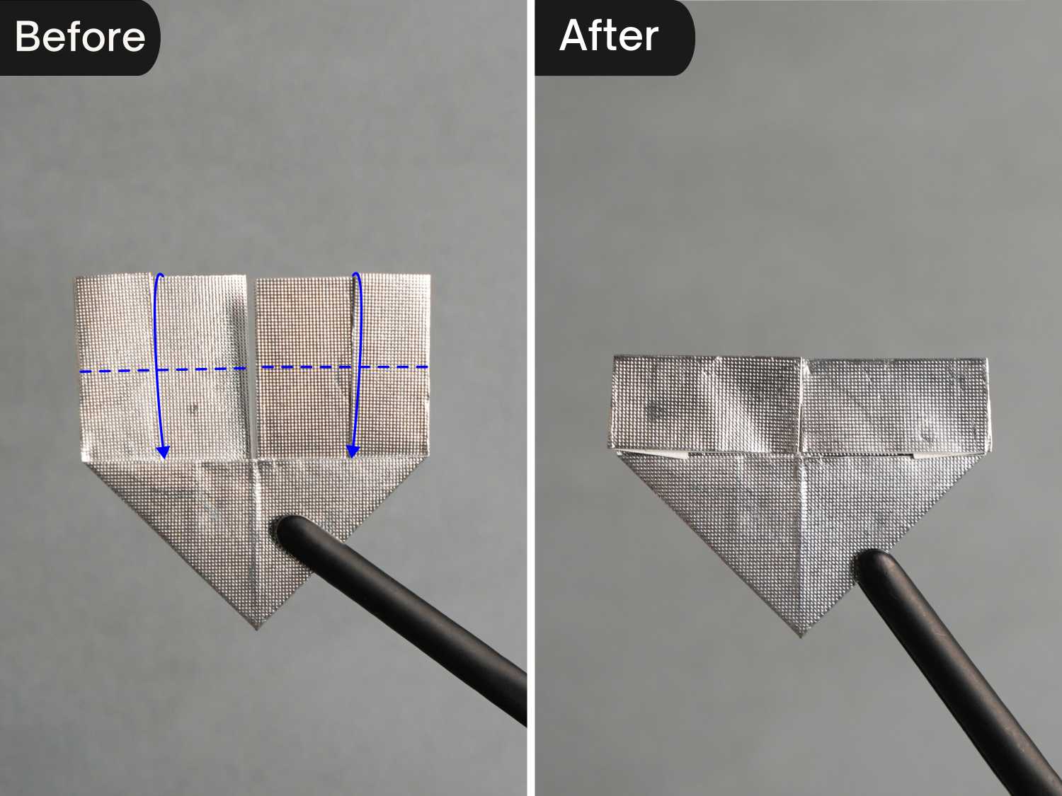 gum wrapper origami heart | origamiok