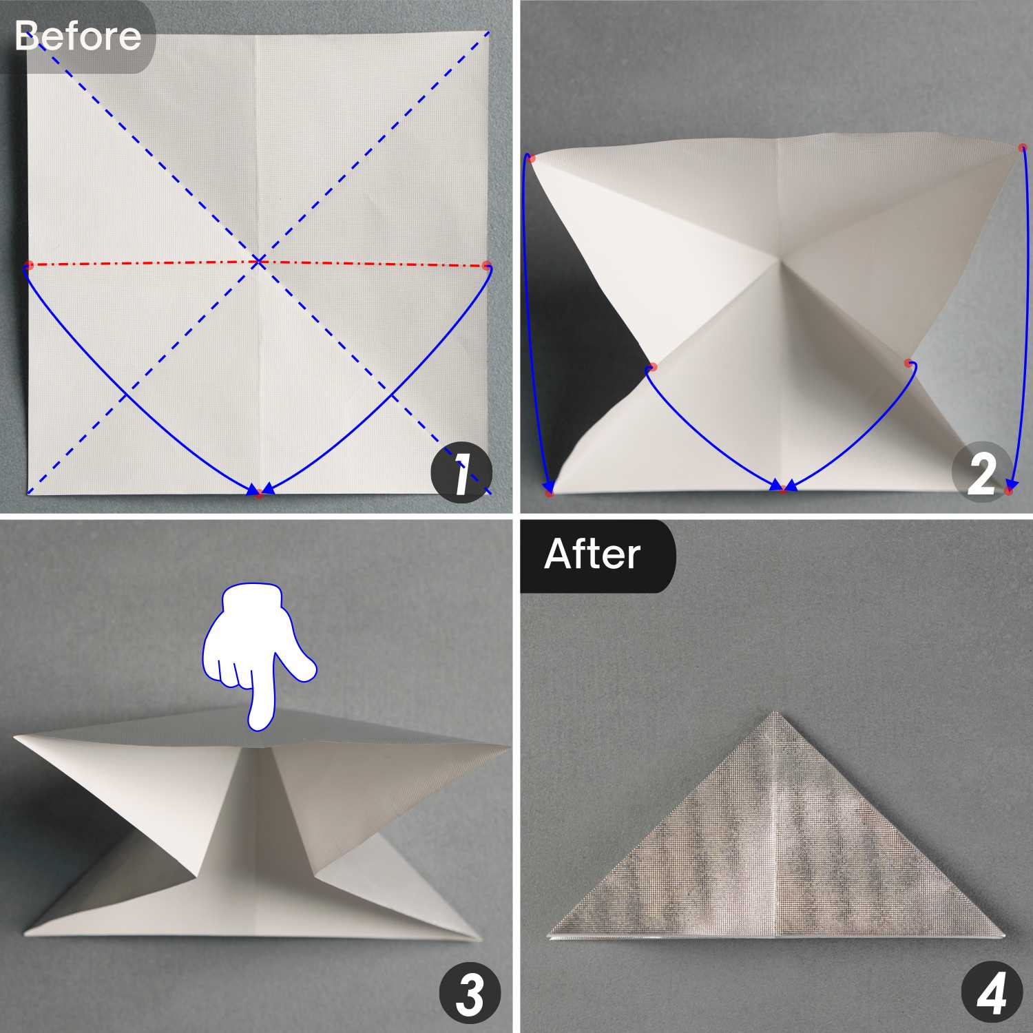 gum wrapper origami star | origamiok