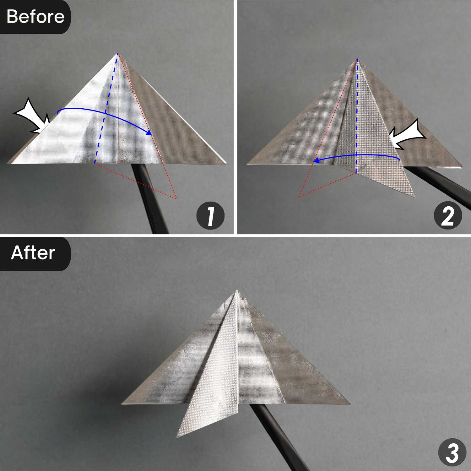 gum wrapper origami star | origamiok