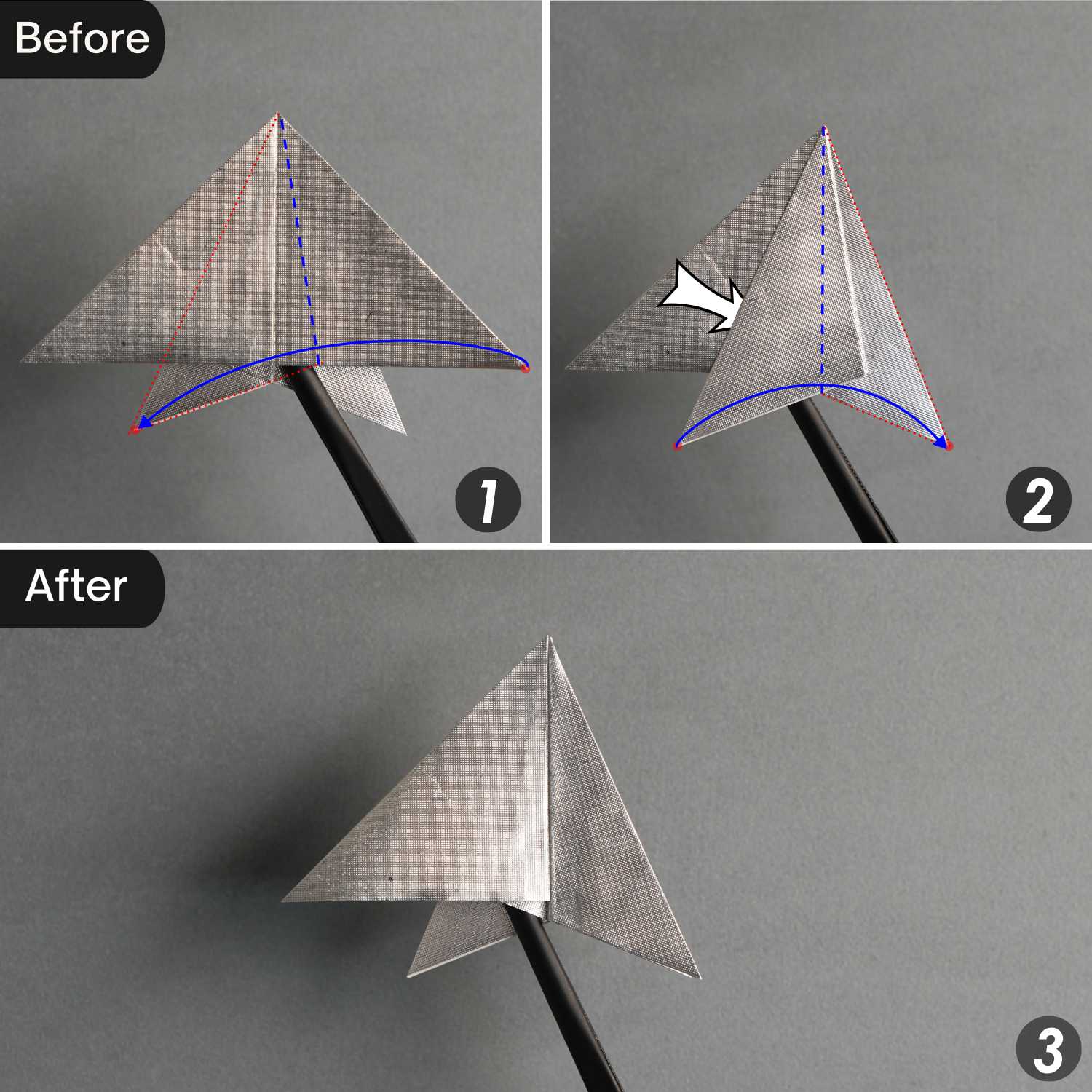 gum wrapper origami star | origamiok