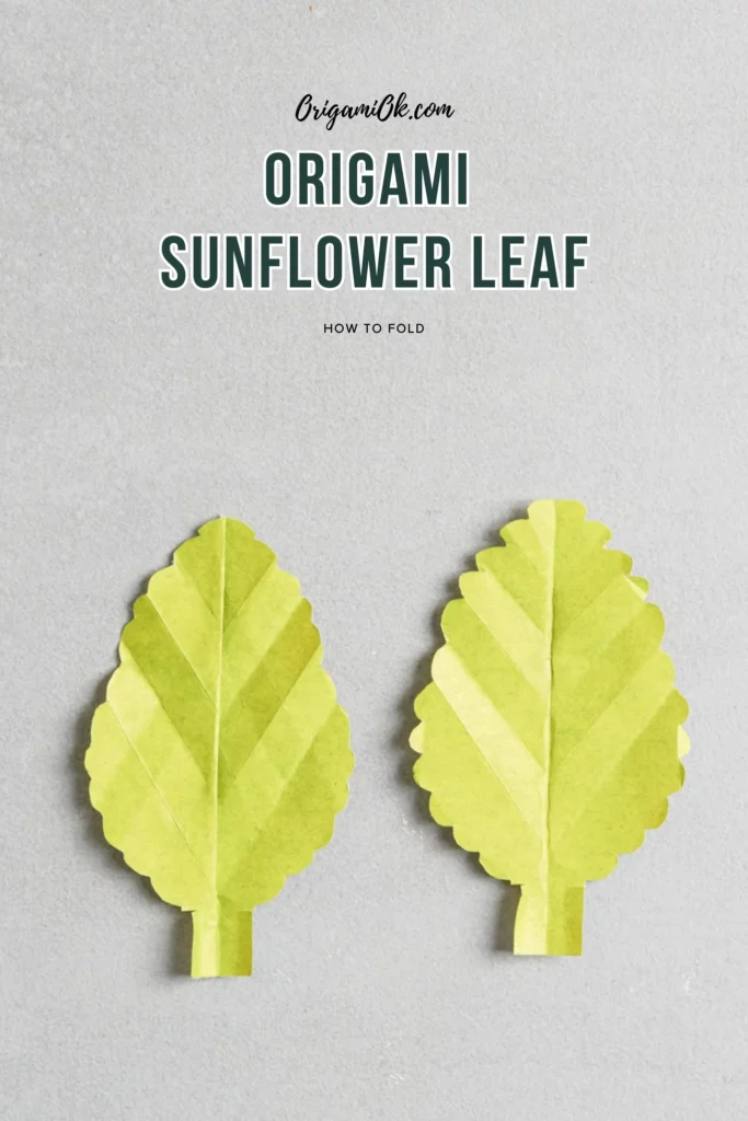 origami-sunflower-leaf