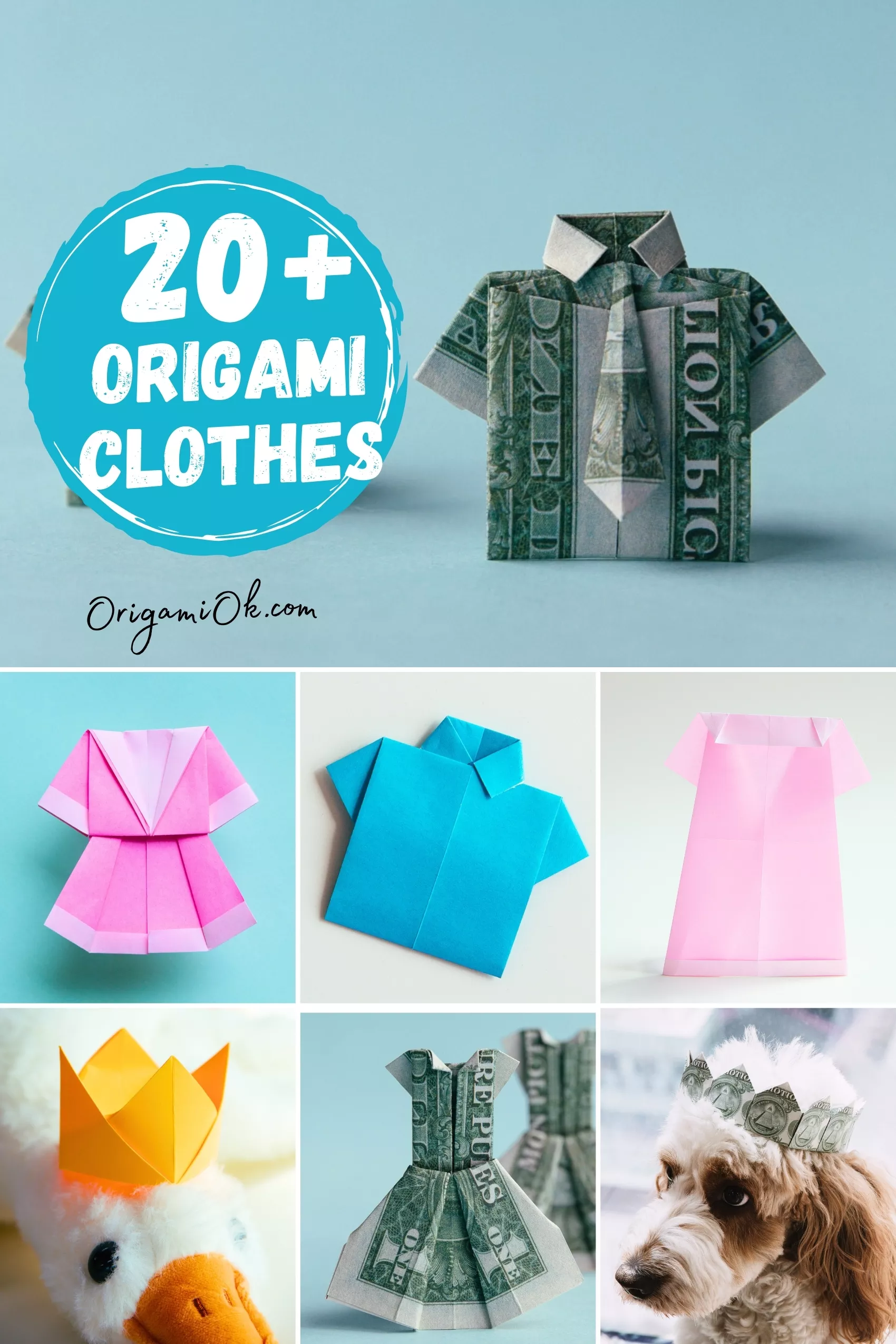 20+ Easy Origami Clothes Step by Step Instructions