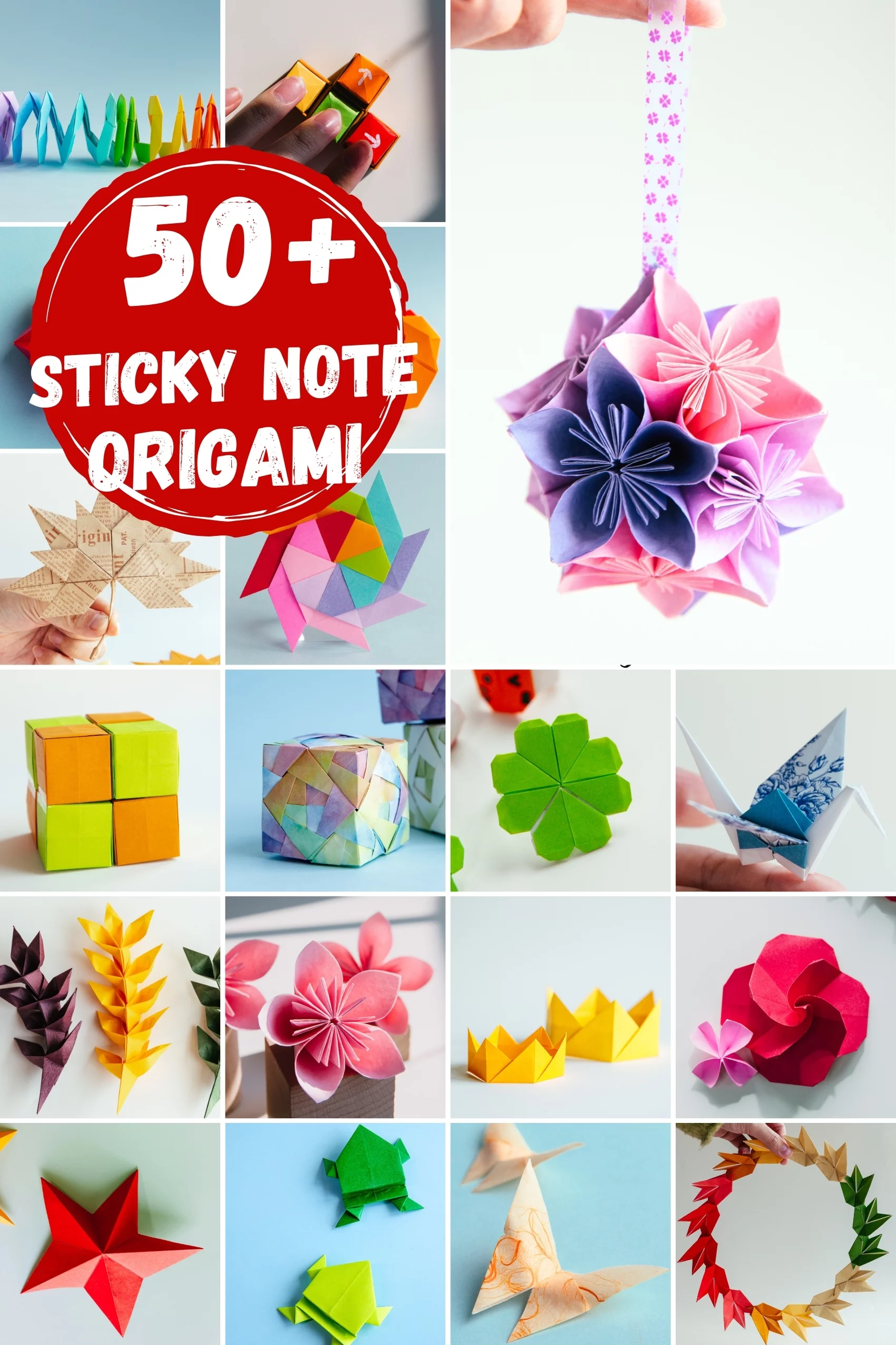 50+ Easy Sticky Note Origami Instructions