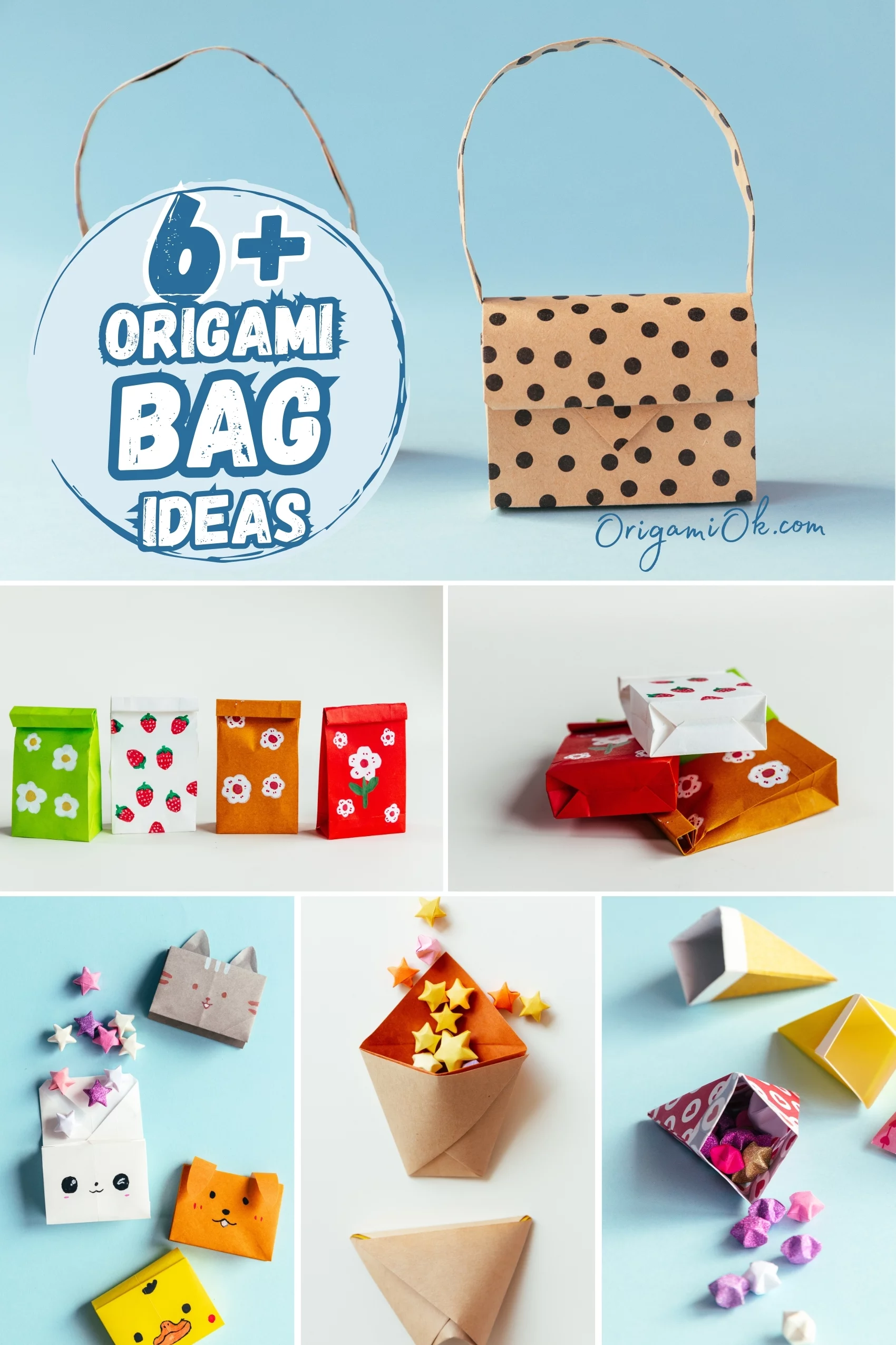 6+ Origami Bag Ideas - From Wallets to Gift Pouches Made Easy | Origamiok