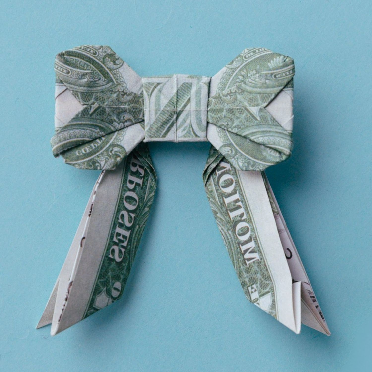 Dollar Bill Origami Bow | Origamiok