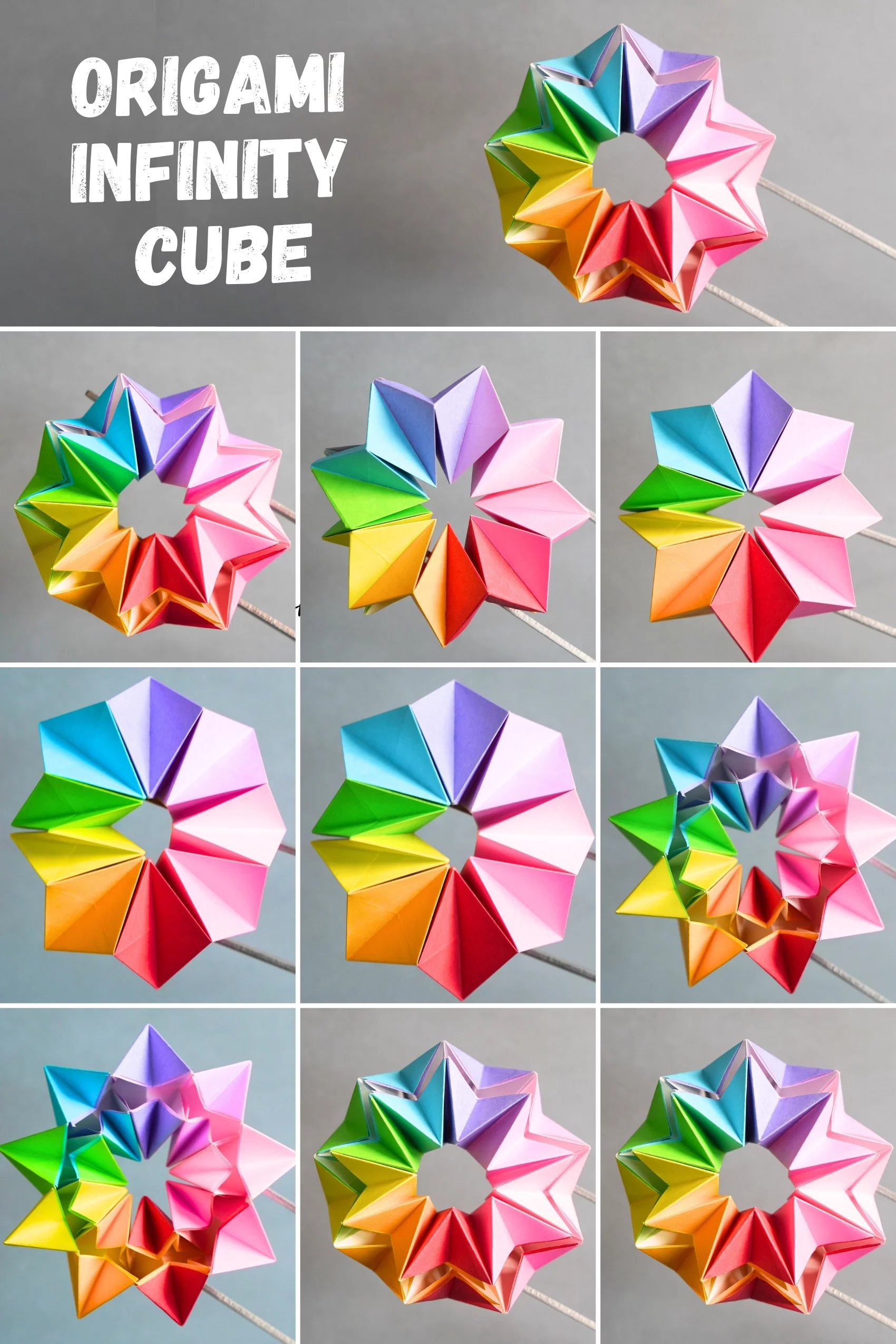 How to Fold an Origami Magic Circle