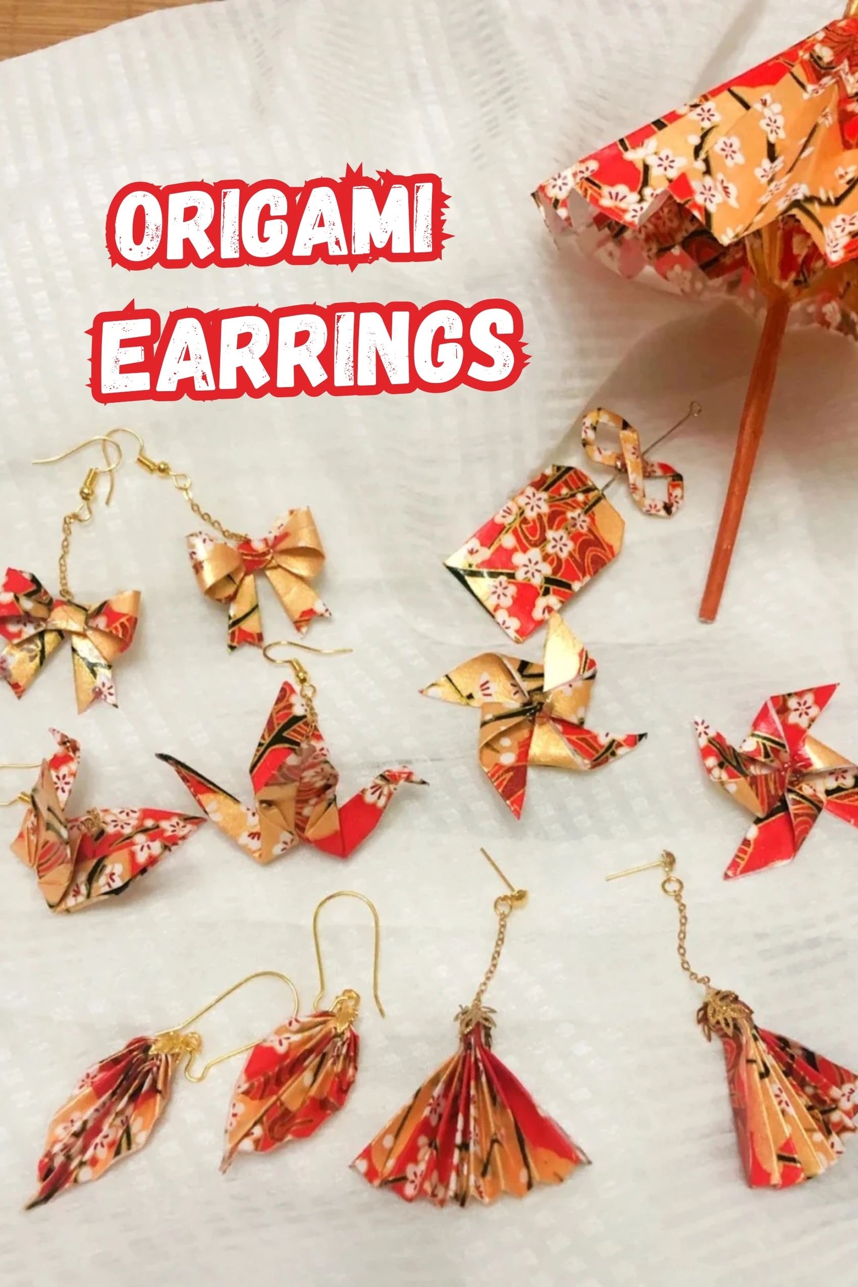 Origami Earrings
