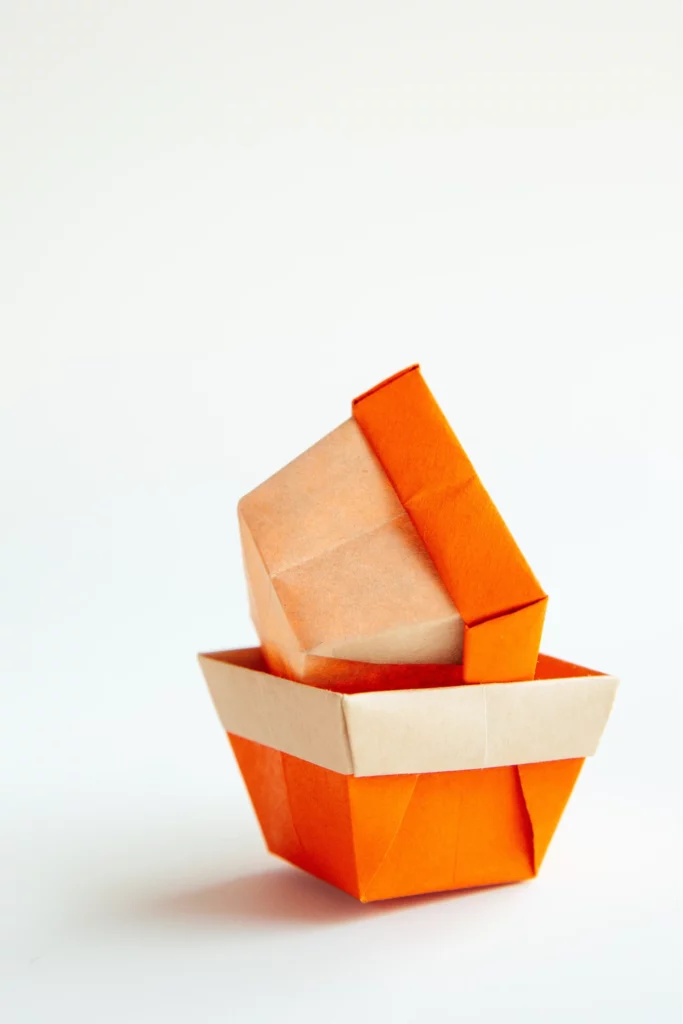 Tapered Origami Pot