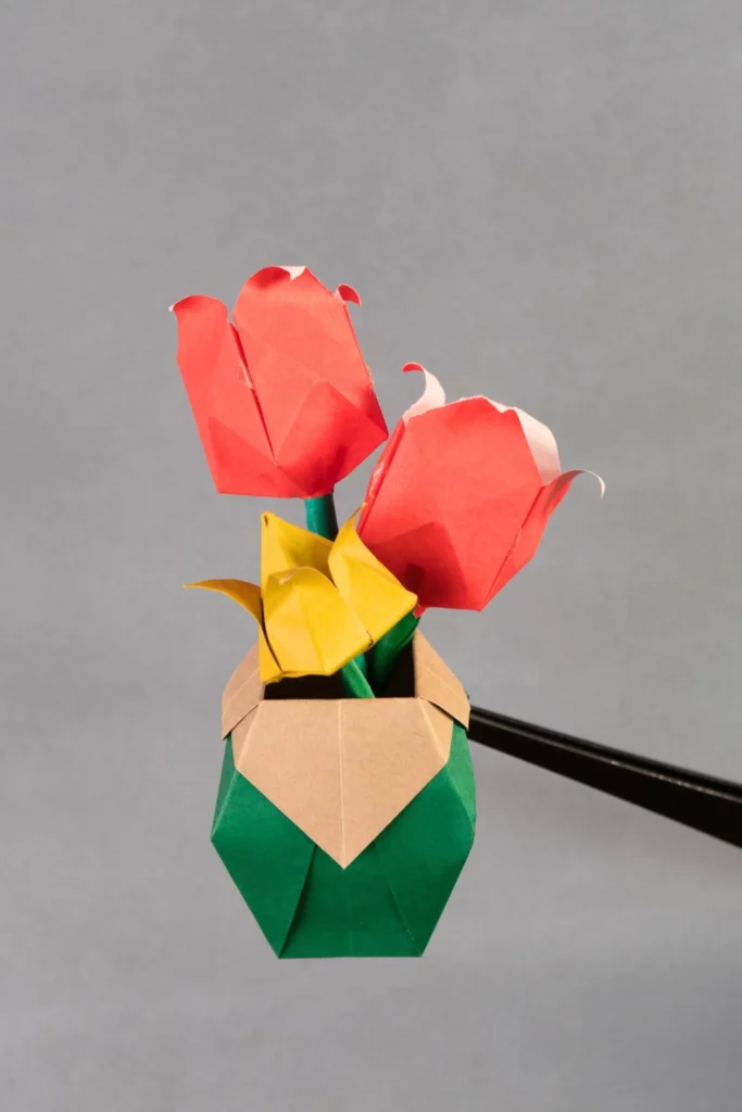 Traditional Origami Vase