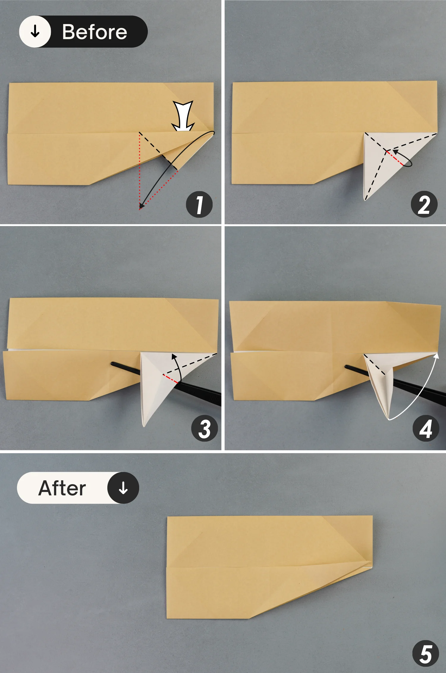 origami wolf | origamiok