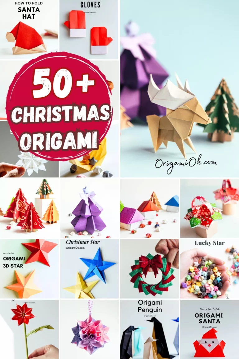 50+ Christmas Origami Instructions – Christmas Ornaments & Decorations