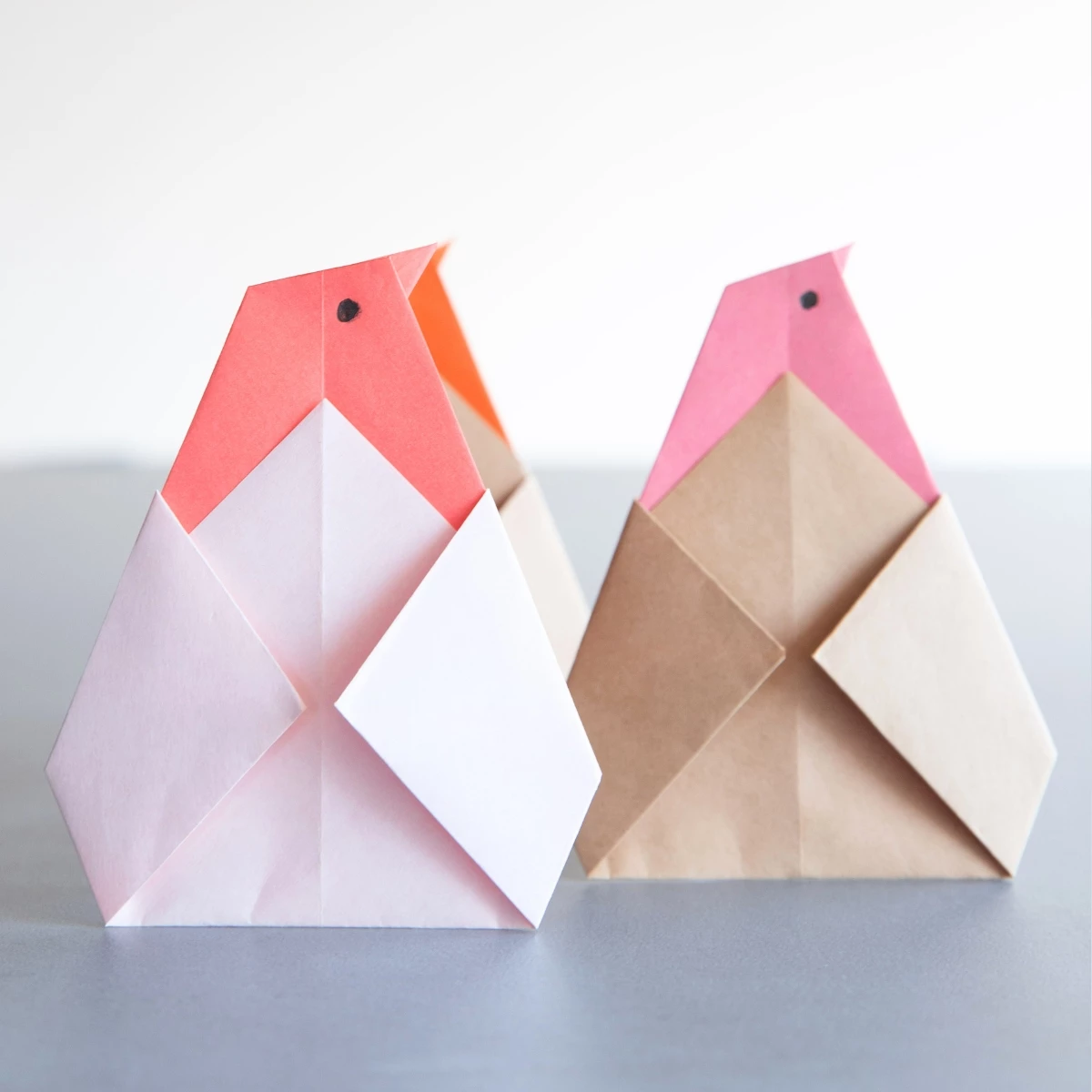 Origami Chick in Egg