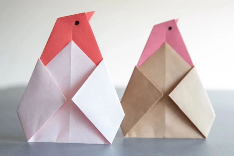 How to Make an Origami Chick In Egg