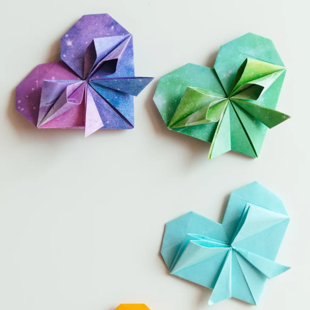 Origami Heart with Bow