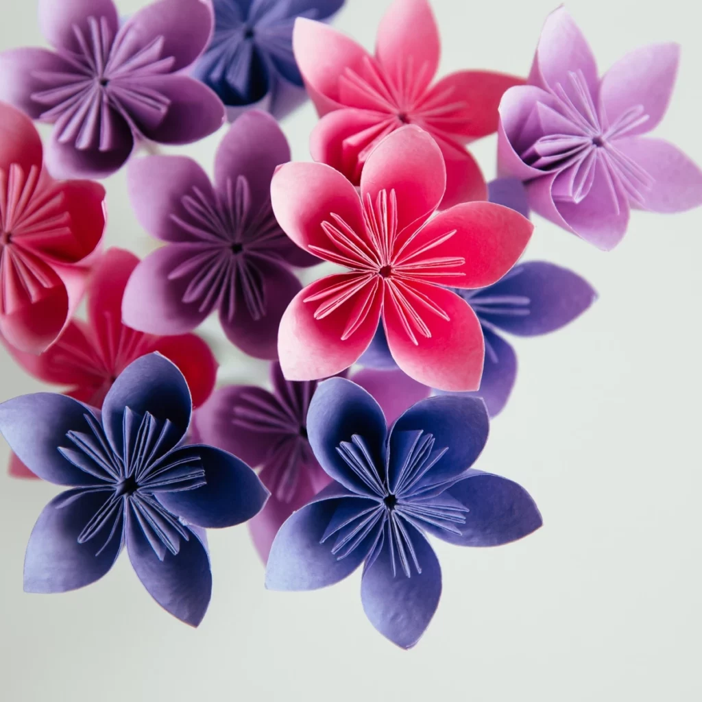 Origami Kusudama Flower by Momigami Paper